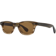 Garrett Leight Unisex Sunglasses - Bamboo Fade Acetate Rectangular | LO-B BAMF/PCOF