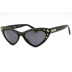Moschino Women's Sunglasses - Black Plastic Cat Eye Full Rim Frame | MOS093/S 0807 IR