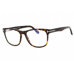 Tom Ford Unisex Eyeglasses - Dark Havana Square Full Rim Plastic Frame | FT5662-B 052