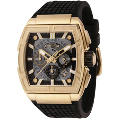 Invicta Men's Watch - S1 Rally Quartz Chronograph Black Dial Silicone Strap | 44885