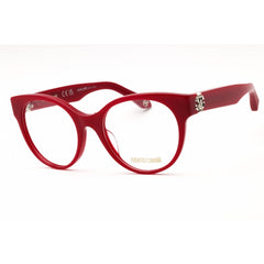 Roberto Cavalli Women's Eyeglasses - Red Acetate Cat Eye Full Rim Frame | VRC027M 09EZ