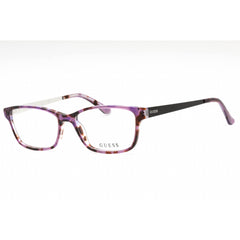 Guess Women's Eyeglasses - Violet/Other Plastic Rectangular Full Rim | GU2538 083