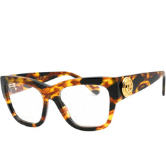 Gucci Women's Eyeglasses - Havana Cat Eye Full Rim Plastic Frame | GG1410O 002