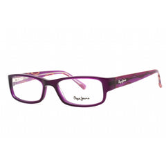 Pepe Jeans Women's Eyeglasses - Purple Rectangular Frame Clear Demo Lens | PJ3067 C3