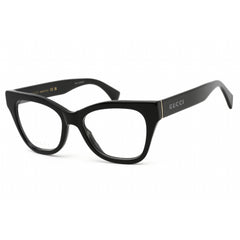 Gucci Women's Eyeglasses - Black Plastic Cat Eye Shape Full Rim Frame | GG1133O 001