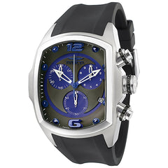 Invicta 6101 Men's Lupah Revolution Chronograph Charcoal Dial Rubber Strap Watch