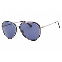 Tom Ford Unisex Sunglasses - Shiny Blue Metal Pilot Full Rim Frame | FT0749 90V