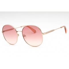 Longchamp Women's Sunglasses - Rose Gold Metal Round Full Rim Shape Frame| LO161S 703