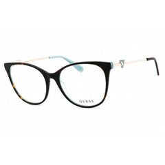 Guess Women's Eyeglasses - Dark Havana Acetate Cat Eye Full Rim Frame | GU2899 052