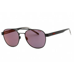 Hugo Men's Sunglasses - Matte Black Metal Full Rim Frame | HG 1196/S 0003 AO