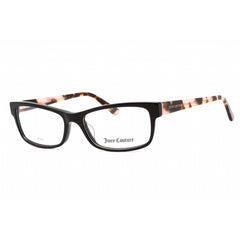 Juicy Couture Women's Eyeglasses - Black Plastic Rectangular Frame | JU 236 0807 00