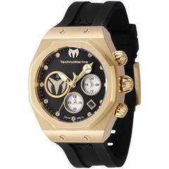 Technomarine Women's Watch - Reef Sun Chronograph Silver and Black Dial | TM-523007