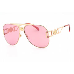 Versace Unisex Sunglasses - Gold Metal Shape Full Rim Frame | 0VE2255 1002A4