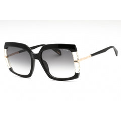 Police Women's Sunglasses - Shiny Black Plastic Butterfly Full Rim Frame | SPLG23 0700