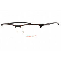Carrera Men's Eyeglasses - Havana Half Rim Rectangular Frame | CARDUC 013 0086 00