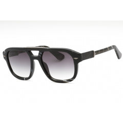 Police Men's Sunglasses - Black Marble Plastic Pilot Full Rim Frame | SPLL19 0869