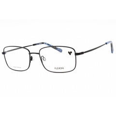 Flexon Men's Eyeglasses - Navy Rectangular Metal Full Rim Frame | FLEXON H6057 410