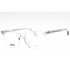 Hugo Boss Men's Eyeglasses - Grey Plastic Square Full Rim Frame | BOSS 1403/F 0KB7 00