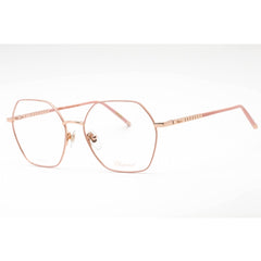 Chopard Women's Eyeglasses - Copper Gold Metal Geometric Full Rim Frame | VCHG27M 02AM