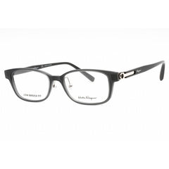 Salvatore Ferragamo Men's Eyeglasses - Matte Grey Rectangular Frame | SF2890A 038