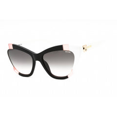 Moschino Women's Sunglasses - Black Pink Cat Eye Full Rim Frame | MOS122/S 03H2 JP