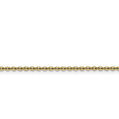Stainless Steel Gold IP plated 2.30mm 18in Cable Chain