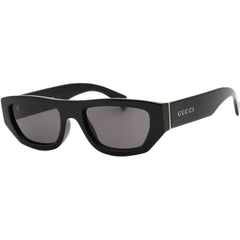 Gucci Men's Sunglasses - Black Rectangular Full Rim Plastic Frame | GG1134S 002