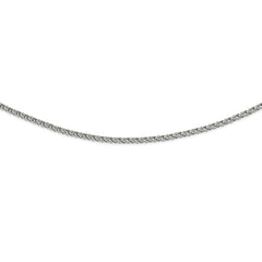 Stainless Steel Polished Fancy Circle Link 18in Chain