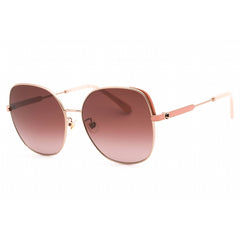 Kate Spade Women's Sunglasses - Red Gold Butterfly Metal Frame | YARA/F/S 0AU2 3X