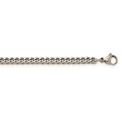 Stainless Steel Polished 4mm 18in Franco Chain