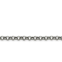 Stainless Steel 4.60mm 24in Rolo Chain