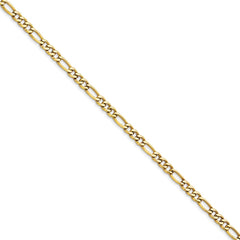 Stainless Steel IP Yellow-plated 6.30mm 8in Figaro Chain