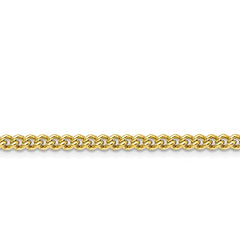 Stainless Steel IP Gold-plated 4.0mm 22in Round Curb Chain