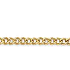 Stainless Steel IP Gold-plated 7.5mm 20in Curb Chain