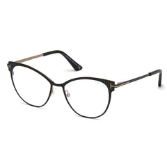 Tom Ford Women's Eyeglasses - Black Plastic Cat Eye Full Rim Frame | FT5530-B 001