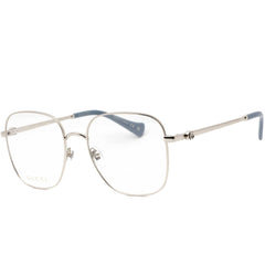 Gucci Women's Eyeglasses - Silver Butterfly Full Rim Metal Frame | GG1144O 002