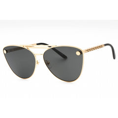 Versace Women's Sunglasses - Gold Metal Cat Eye Shape Full Rim Frame | 0VE2267 100287