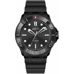 Invicta Men's Watch - Coalition Forces Quartz Black Dial Silicone Rubber Strap | 46389