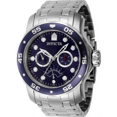 Invicta Men's Watch - Pro Diver Quartz Blue/Silver Tone Bezel Steel Bracelet | 46993