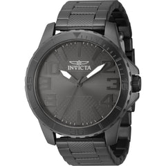 Invicta Men's Watch - Speedway Quartz Gunmetal Dial Stainless Steel Bracelet | 46305