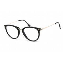 Tom Ford Men's Eyeglasses - Shiny Black Acetate/Metal Cat Eye Frame | FT5640-B 001