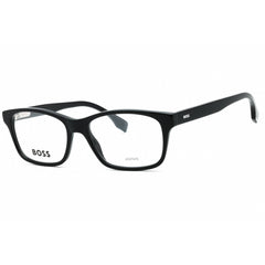 Hugo Boss Men's Eyeglasses - Black Plastic Rectangular Full Rim | BOSS 1645 0807 00