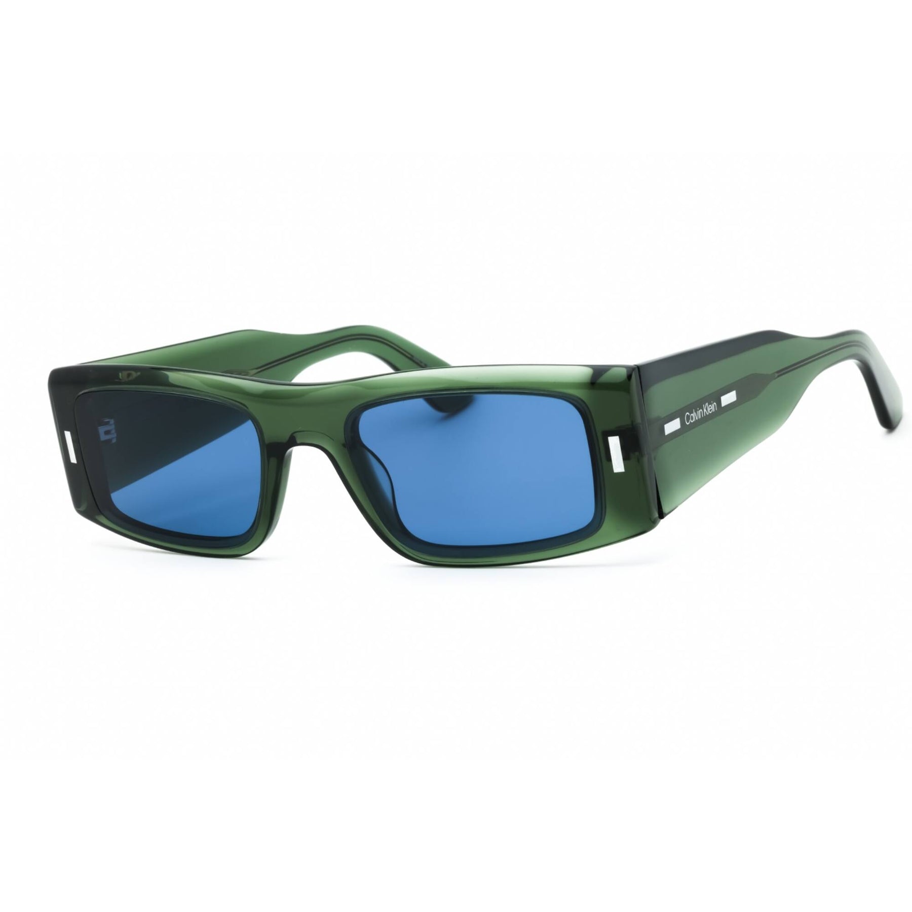 Calvin Klein green sunglasses with case Calvin Klein Sunglasses CK20523S 001 Matte Black Solid Green  main image 2