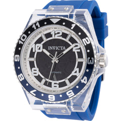 Invicta Men's Watch - Speedway Automatic Black Skeleton Dial Rubber Strap | 44382