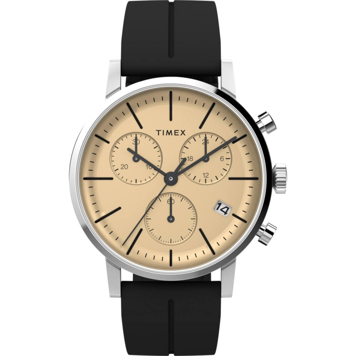 Timex Men's Chronograph Watch - Allied Quartz Beige Dial