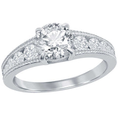 Classic Women's 7mm Round Channel Set Band Ring - W-2851