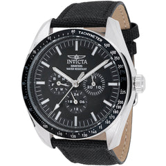 Invicta Men's Watch - Specialty Quartz Black Nylon Strap Day-Date Display | 45970