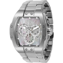 Invicta Men's Watch - S1 Rally Chronograph Platinum Dial Silver Tone Bracelet | 45700