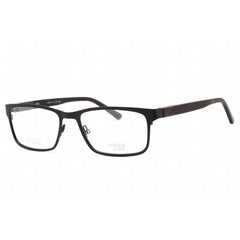 Elasta Men's Eyeglasses - Matte Black Rectangular Full Rim Frame | E 3128 0003 00