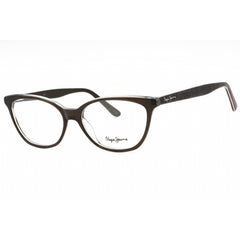 Pepe Jeans Women's Eyeglasses - Grey Plastic Cat Eye Full Rim Frame | PJ3317 C1